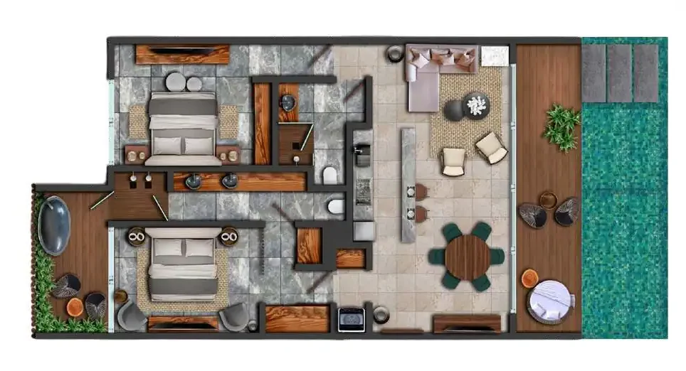 2 Bedroom condo s at Adora Tulum